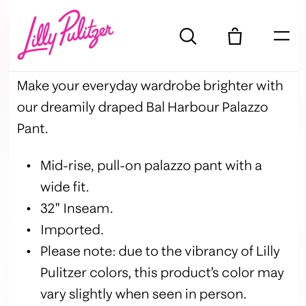 LILLY PULITZER Deri Linen Palazzo Boca Blue Its A Sailabration Pant Size XL NWT - Picture 12 of 16